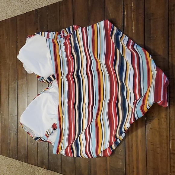 Anne Cole Multi-Colored One Piece Swimsuit Adjustable Straps Size 22W - Picture 5 of 7